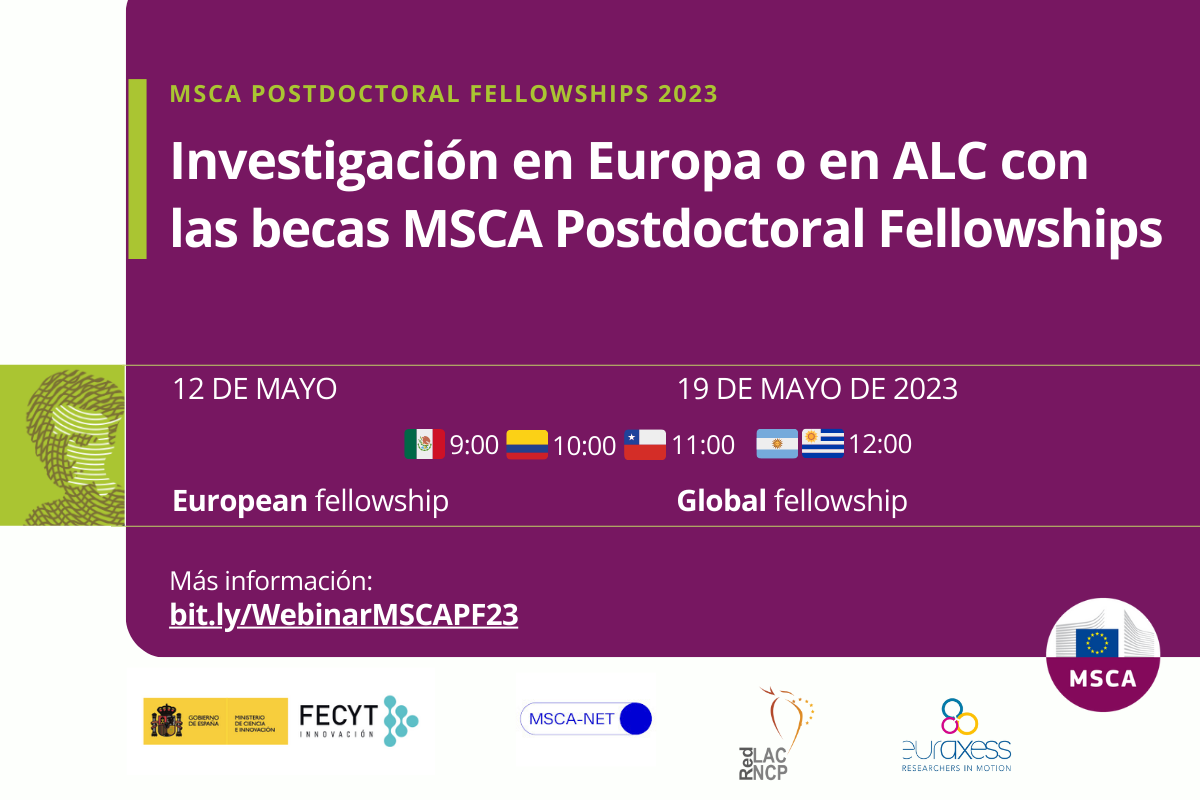Webinarios informativos Becas Globales MSCA PF | EU-CELAC
